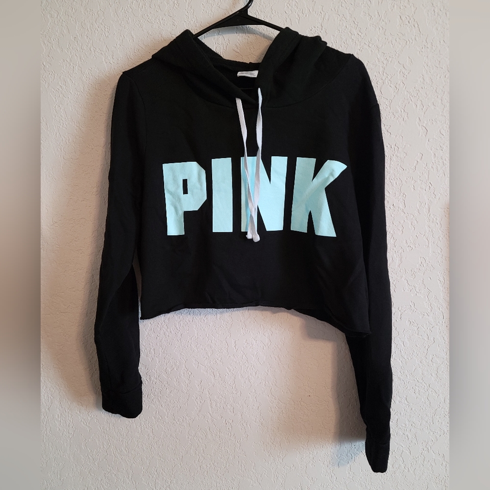 Victoria's Secret PINK Cropped Hoodie, Sz L
